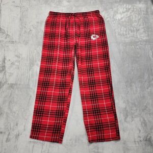 Kansas City Chiefs Pajama Pants Mens XL Red Plaid NFL Football NFL Team Apparel
